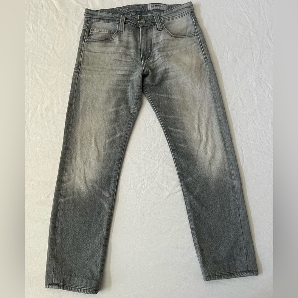 AG Adriano Goldschmied AG-ED Denim Dylan Men's Gray Jeans slim waist sz 28